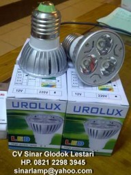 Lampu LED 3 Watt E27 AC 220V Urolux